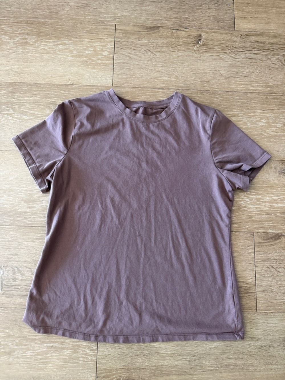 a new day Brown Crewneck Short Sleeve Tee